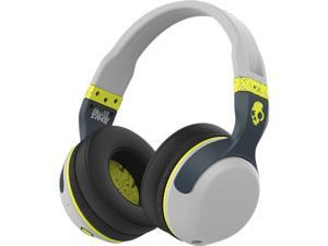 Skullcandy Bluetooth Hesh - Gray/Hot Lime Wireless Bluetooth Headphones Skullcandy Bluetooth Hesh - Gray/Hot Lime Wireless Bluetooth Headphones