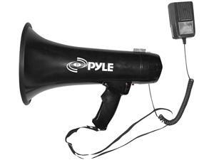 PYLE Audio - 40 WATTS PROFESSIONAL MEGAPHONE / BULLHORN W/SIREN & 3.5MM AUX-I PYLE Audio - 40 WATTS PROFESSIONAL MEGAPHONE / BULLHORN W/SIREN & 3.5MM AUX-I
