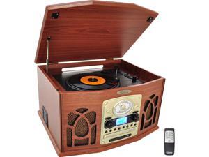Retro Vintage Turntable with CD/MP3/Casette/Radio/USB/SD With Aux-In And Vinyl-to-MP3 Encoding & iPod Player (Wood Finish) Retro Vintage Turntable with CD/MP3/Casette/Radio/USB/SD With Aux-In And Vinyl-to-MP3 Encoding & iPod Player (Wood Finish)