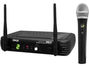 PylePro PDWM1902 Premier Series Professional UHF Wireless Handheld Microphone System with Selectable Frequencies PylePro PDWM1902 Premier Series Professional UHF Wireless Handheld Microphone System with Selectable Frequencies