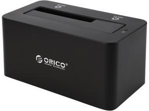 Orico 5Gbps Super Speed USB3.0 to 2.5" & 3.5" SATA Hard Drive SSD / HDD Docking Station (Black)