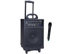 300 Watt Wireless Rechageable Portable PA System With FM/USB/SD W/Handheld Microphone is there 3.5mm hole to put on speaker stand 300 Watt Wireless Rechageable Portable PA System With FM/USB/SD W/Handheld Microphone is there 3.5mm hole to put on speaker stand