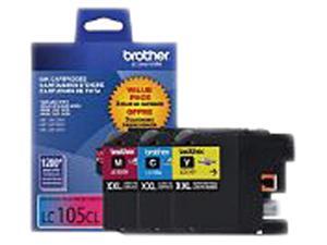 Brother (LC1053PKS) Ink Cartridge 1200 Page Yield; Cyan, Magenta, Yellow Brother (LC1053PKS) Ink Cartridge 1200 Page Yield; Cyan, Magenta, Yellow