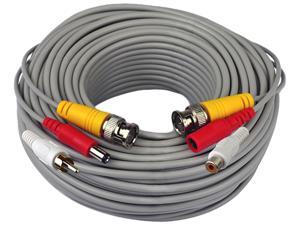 Night Owl CAB-24AWGG-100VPA 100 Feet 24AWG BNC Video / Power / Audio Camera Extension Cable with Adapter Night Owl CAB-24AWGG-100VPA 100 Feet 24AWG BNC Video / Power / Audio Camera Extension Cable with Adapter