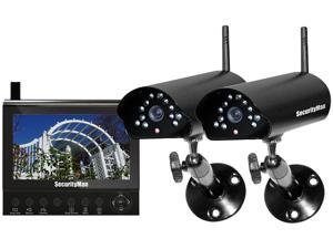 SecurityMan DIGILCDDVR2 Two digital wireless cameras with LCDDVR system Black SecurityMan DIGILCDDVR2 Two digital wireless cameras with LCDDVR system Black