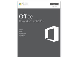 Microsoft Office Home and Student 2016 for Mac | Mac Key Card Microsoft Office Home and Student 2016 for Mac | Mac Key Card