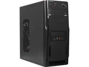 Compucase Voyager Black 0.5mm Thickness SECC ATX Mid Tower Steel ATX Tower Computer Case with HD Audio, 8cm Silent Fans and USB 2.0 Compucase Voyager Black 0.5mm Thickness SECC ATX Mid Tower Steel ATX Tower Computer Case with HD Audio, 8cm Silent Fans and USB 2.0