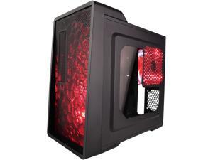 APEVIA X-EnerQ-RD Black/Red SECC Computer Case APEVIA X-EnerQ-RD Black/Red SECC Computer Case