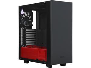 NZXT S340 Elite Black/Red Steel/Tempered Glass ATX Mid Tower Case NZXT S340 Elite Black/Red Steel/Tempered Glass ATX Mid Tower Case