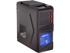 Rosewill GALAXY-03 - Black Gaming ATX Mid Tower Computer Case - Top-Mounted USB 3.0 Port, Three Fans Included: 1 x Front Blue LED 120mm, 1 x Rear 120mm, 1 x Top 120mm Rosewill GALAXY-03 - Black Gaming ATX Mid Tower Computer Case - Top-Mounted USB 3.0 Port, Three Fans Included: 1 x Front Blue LED 120mm, 1 x Rear 120mm, 1 x Top 120mm