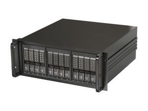 iStarUSA DAGE412U40DEBK-ES 4U 12-bay 3.5" SATA 6.0 Gb/s eSATA JBOD Trayless Hotswap Rackmount Enclosures 500W PSU iStarUSA DAGE412U40DEBK-ES 4U 12-bay 3.5" SATA 6.0 Gb/s eSATA JBOD Trayless Hotswap Rackmount Enclosures 500W PSU