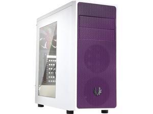 BitFenix BFC-NEO-100-WWWKP-RP White body with purple front panel Steel / Plastic Computer Case BitFenix BFC-NEO-100-WWWKP-RP White body with purple front panel Steel / Plastic Computer Case