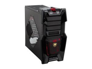 COUGAR Challenger Black Steel ATX Computer Case with 12cm COUGAR TURBINE HYPER-SPIN Bearing Silent Fans and 20cm LED Fan COUGAR Challenger Black Steel ATX Computer Case with 12cm COUGAR TURBINE HYPER-SPIN Bearing Silent Fans and 20cm LED Fan