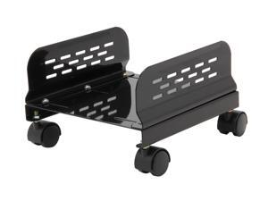 Syba SY-ACC65057 Heavy Duty Metal Body Computer Tower Case Roller/Holder/Stand with Casters - Black Syba SY-ACC65057 Heavy Duty Metal Body Computer Tower Case Roller/Holder/Stand with Casters - Black