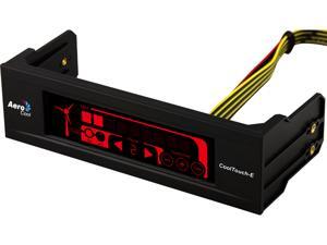 AeroCool CoolTouch-E Black Touch control 4 fan speed controller w/ 7 changeable backlight colors LCD display AeroCool CoolTouch-E Black Touch control 4 fan speed controller w/ 7 changeable backlight colors LCD display