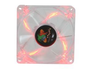 LOGISYS Computer LT400RD 80mm Red LED Case Cooling Fan LOGISYS Computer LT400RD 80mm Red LED Case Cooling Fan