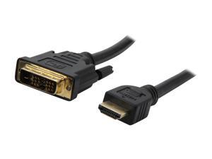 AMC HDM-DVI3 10 ft. Black Premium Gold Series 1080p rated HDMI/DVI Cable AMC HDM-DVI3 10 ft. Black Premium Gold Series 1080p rated HDMI/DVI Cable