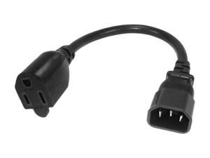 APC Model 0681-1 1 ft. Power Cord 5-15R/C-14 10A/125V APC Model 0681-1 1 ft. Power Cord 5-15R/C-14 10A/125V