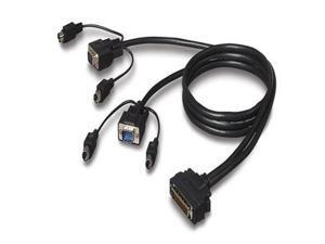 BELKIN 10 ft. OmniView ENTERPRISE Series Dual-Port KVM Cable, PS/2 F1D9400-10 BELKIN 10 ft. OmniView ENTERPRISE Series Dual-Port KVM Cable, PS/2 F1D9400-10