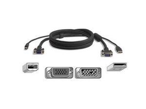 BELKIN 15 ft. PRO2 All-in-one KVM Cable Kit, USB F3X1962b15 BELKIN 15 ft. PRO2 All-in-one KVM Cable Kit, USB F3X1962b15