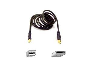 Belkin F3U133-10-GLD 10 ft. Black Gold Series USB2.0 Device Cable (AM/BM) Belkin F3U133-10-GLD 10 ft. Black Gold Series USB2.0 Device Cable (AM/BM)