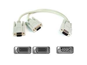Belkin F3G006-01 1 ft. Pro Series 1 x HD-15 Male to 2 x HD-15 Female Cable Belkin F3G006-01 1 ft. Pro Series 1 x HD-15 Male to 2 x HD-15 Female Cable