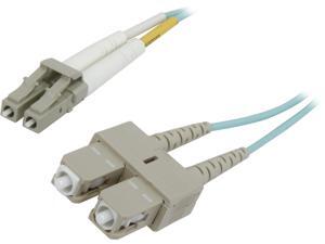 Belkin F2F402L7-01M-G 3.3 feet (1m) Patch Cable 10 Gig Aqua 50/125 LC/SC M-M Belkin F2F402L7-01M-G 3.3 feet (1m) Patch Cable 10 Gig Aqua 50/125 LC/SC M-M