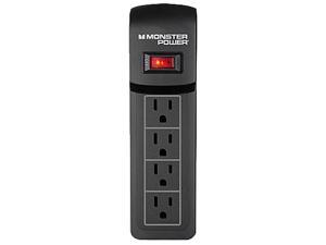 MONSTER 121819-00 (MP ME 410) 2.5' 4 Outlets 540 joule Essentials 410 AV Surge Protector MONSTER 121819-00 (MP ME 410) 2.5' 4 Outlets 540 joule Essentials 410 AV Surge Protector