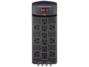 MONSTER 121829-00 (MP EXP 1200 AV) 6 ft. 12 Outlets 2160 Joules Core Power 1200 AV Surge Suppressor MONSTER 121829-00 (MP EXP 1200 AV) 6 ft. 12 Outlets 2160 Joules Core Power 1200 AV Surge Suppressor