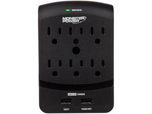 MONSTER 121824-00 1080 joule Core Power 650 USB Wall Outlet MONSTER 121824-00 1080 joule Core Power 650 USB Wall Outlet