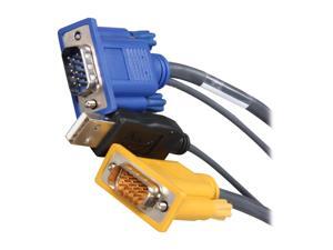 TRIPP LITE 10 ft. USB (2-in-1) KVM cable kit P776-010 TRIPP LITE 10 ft. USB (2-in-1) KVM cable kit P776-010