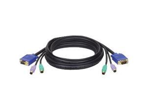 TRIPP LITE 15 ft. PS/2 Super-Flex 3-IN-1 Cable Kit for KVM Switches P753-015 TRIPP LITE 15 ft. PS/2 Super-Flex 3-IN-1 Cable Kit for KVM Switches P753-015