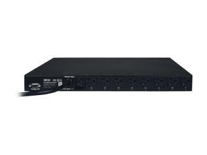 Tripp Lite Switched PDU with ATS, 20A, 16 Outlets (5-15/20R), 120 V, 2 L5-20P / 5-20P Inputs, 12 ft. Cords, 1U Rack-Mount Power (PDUMH20ATNET) Tripp Lite Switched PDU with ATS, 20A, 16 Outlets (5-15/20R), 120 V, 2 L5-20P / 5-20P Inputs, 12 ft. Cords, 1U Rack-Mount Power (PDUMH20ATNET)