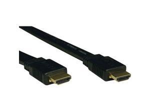 Tripp Lite P568-010-FL 10 ft. Black Flat HDMI Gold Digital Video Cable - HDMI-M / HDMI-M Tripp Lite P568-010-FL 10 ft. Black Flat HDMI Gold Digital Video Cable - HDMI-M / HDMI-M