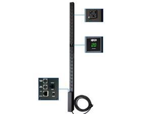 Tripp Lite Switched PDU, 20A, 24 Outlets (5-15/20R), 120 V, L5-20P/5-20P, 10 ft. Cord, 0U Vertical Rack-Mount Power, TAA (PDUMV20NET) Tripp Lite Switched PDU, 20A, 24 Outlets (5-15/20R), 120 V, L5-20P/5-20P, 10 ft. Cord, 0U Vertical Rack-Mount Power, TAA (PDUMV20NET)