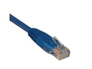 TRIPP LITE N002-100-BL 100 ft. Cat 5E Blue Cat5e 350MHz Molded Patch Cable TRIPP LITE N002-100-BL 100 ft. Cat 5E Blue Cat5e 350MHz Molded Patch Cable