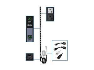Tripp Lite Metered PDU, 20A Dual Circuit, 32 Outlets (5-15/20R), 120 V, L5-20P/5-20P, 10 ft. Cord, 0U Vertical Rack-Mount Power (PDUMV40) Tripp Lite Metered PDU, 20A Dual Circuit, 32 Outlets (5-15/20R), 120 V, L5-20P/5-20P, 10 ft. Cord, 0U Vertical Rack-Mount Power (PDUMV40)