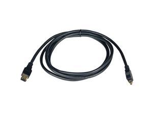 Tripp Lite 3ft 6pin 4pin Gold Firewire Cable IEEE 1394, 6 pin to 4 pin Tripp Lite 3ft 6pin 4pin Gold Firewire Cable IEEE 1394, 6 pin to 4 pin