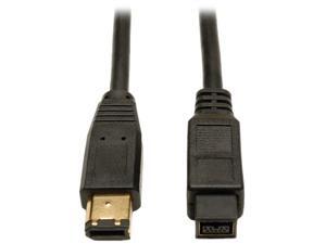 Tripp Lite F017-006 6 ft. IEEE-1394b FireWire 800 Gold Hi-Speed 9pin/6pin Cable Male to Male Tripp Lite F017-006 6 ft. IEEE-1394b FireWire 800 Gold Hi-Speed 9pin/6pin Cable Male to Male