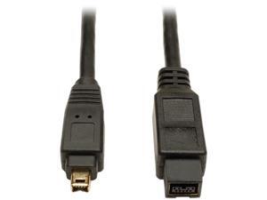 Tripp Lite F019-006 6 ft. IEEE-1394b FireWire 800 Gold Hi-Speed 9pin/4pin Cable Male to Male Tripp Lite F019-006 6 ft. IEEE-1394b FireWire 800 Gold Hi-Speed 9pin/4pin Cable Male to Male