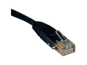 TRIPP LITE N002-050-BK 50 ft. Cat 5E Black Cat5e 350MHz Molded Patch Cable TRIPP LITE N002-050-BK 50 ft. Cat 5E Black Cat5e 350MHz Molded Patch Cable