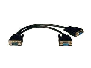 TRIPP LITE 1 ft. SXGA/UXGA Hi-Res Splitter Cable - HD15M to 2 x HD15F P516-001-HR TRIPP LITE 1 ft. SXGA/UXGA Hi-Res Splitter Cable - HD15M to 2 x HD15F P516-001-HR