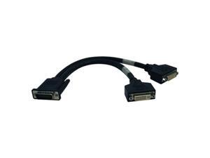TRIPP LITE 1 ft. DMS59 to (2) DVI-I Female Splitter Cable P576-001 TRIPP LITE 1 ft. DMS59 to (2) DVI-I Female Splitter Cable P576-001