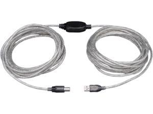 Tripp Lite U042-036 36 ft. Silver High-Speed USB 2.0 A/B Active Device Cable Tripp Lite U042-036 36 ft. Silver High-Speed USB 2.0 A/B Active Device Cable