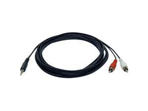Tripp Lite P314-006 Audio Y Splitter Adapter 3.5MM Plug/2 RCA Plugs Tripp Lite P314-006 Audio Y Splitter Adapter 3.5MM Plug/2 RCA Plugs