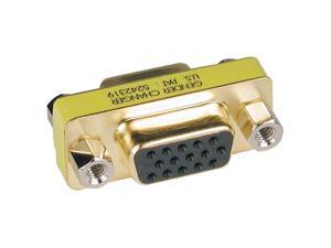 Tripp Lite P160-000 Compact VGA Gender Changer HD15F to HD15F, Gold Connectors Tripp Lite P160-000 Compact VGA Gender Changer HD15F to HD15F, Gold Connectors