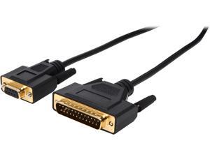 Tripp Lite Model P404-006 6 ft. AT Serial Modem Gold Cable (DB25M to DB9F) Female to Male Tripp Lite Model P404-006 6 ft. AT Serial Modem Gold Cable (DB25M to DB9F) Female to Male