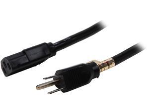 Tripp Lite Model P007-002 2 ft. Heavy-Duty 14AWG Power cord (IEC-320-C13 to NEMA 5-15P) Tripp Lite Model P007-002 2 ft. Heavy-Duty 14AWG Power cord (IEC-320-C13 to NEMA 5-15P)