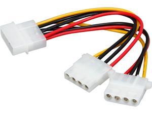 Tripp Lite P920-006 6" Internal Power Y Splitter Dual Drive Cable (4Pin Male to 2x 4Pin SOK) Tripp Lite P920-006 6" Internal Power Y Splitter Dual Drive Cable (4Pin Male to 2x 4Pin SOK)