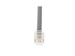 Tripp Lite Model P410-007-SR 7 ft. 7-ft. Fax/Modem Flat Silver Patch Cable (RJ11 M/M) M-M Tripp Lite Model P410-007-SR 7 ft. 7-ft. Fax/Modem Flat Silver Patch Cable (RJ11 M/M) M-M